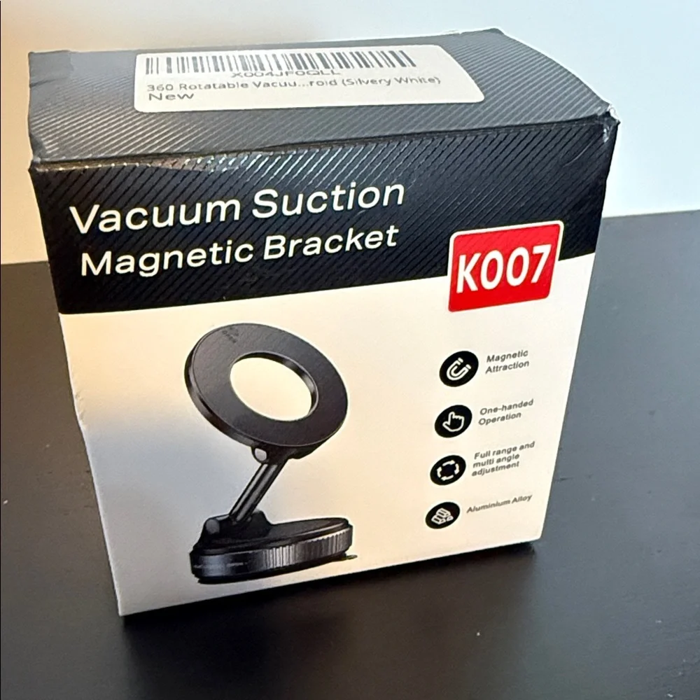 🔥 NEW Vacuum Suction Magnetic Bracket K007 - Silvery White